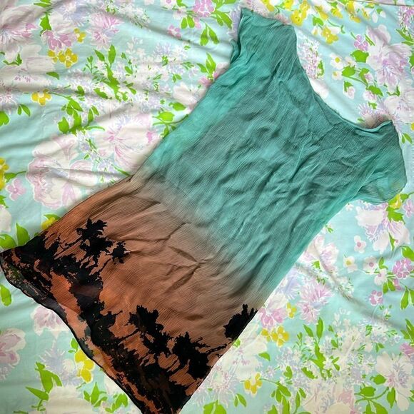 DVF Diane Von Furstenberg Cordie Silk Chiffon Mini Dress Lined - 2 - Picture 4 of 12